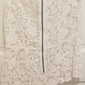 Knit top with floral detail